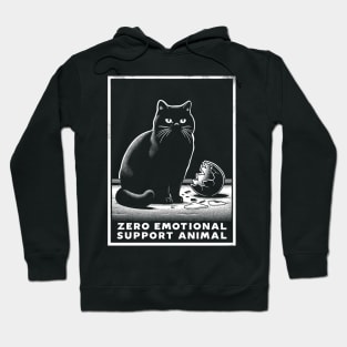 Retro Cat Novelty Meme Pun Cat Mom Cat Dad Funny Cat Hoodie